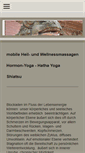 Mobile Screenshot of massage-yoga.info