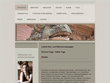 Tablet Screenshot of massage-yoga.info